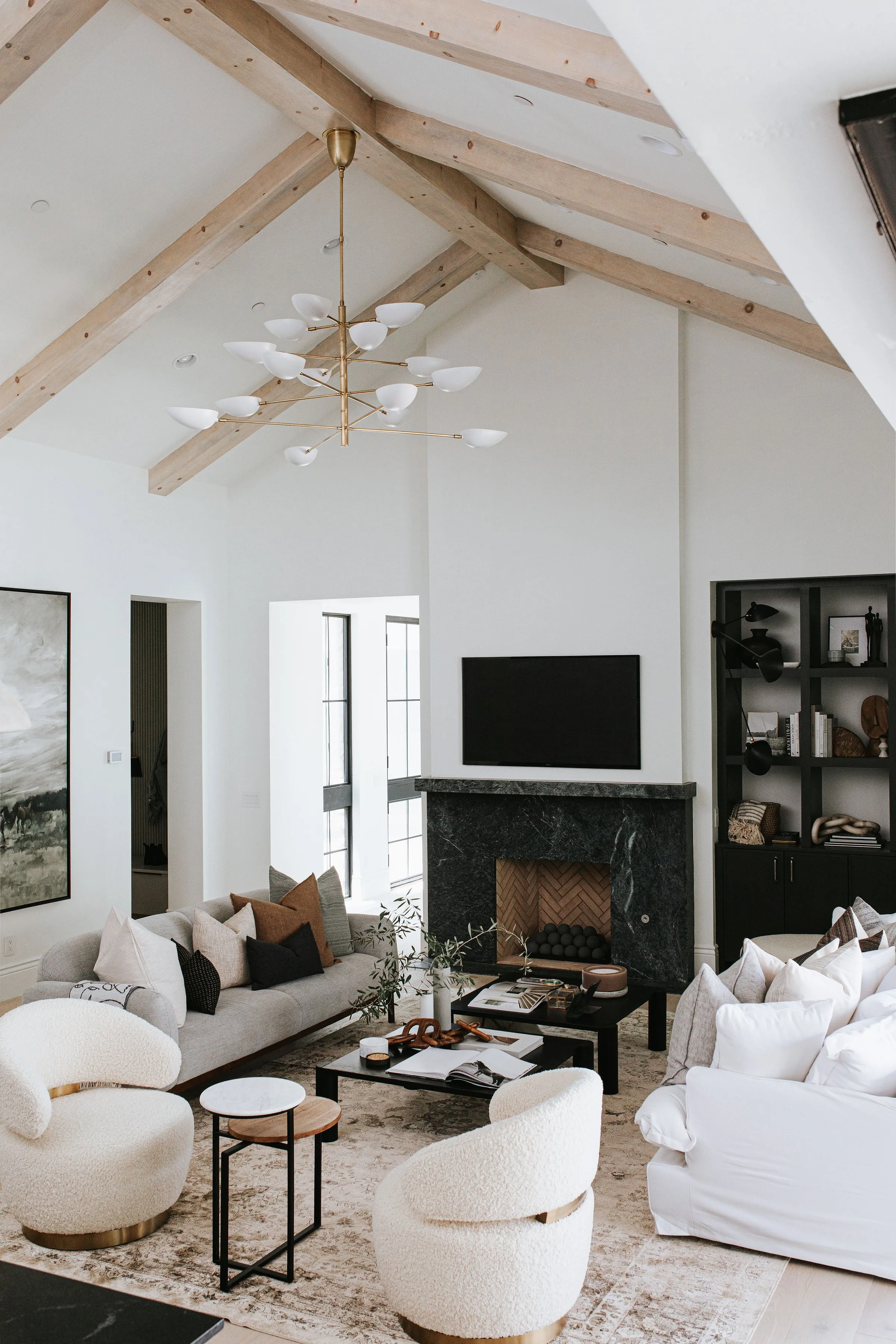 Austin Faux Shearling Chair