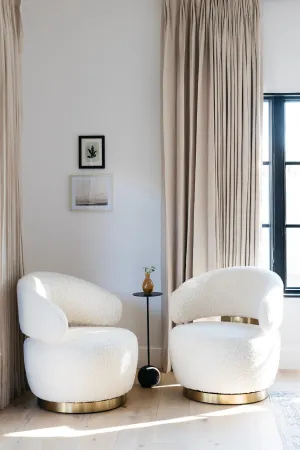 Austin Faux Shearling Chair
