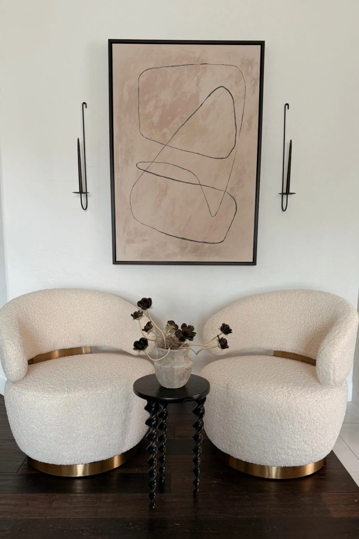 Austin Faux Shearling Chair
