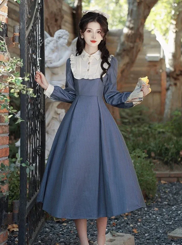 Collar Retro Doll Elegant Dress