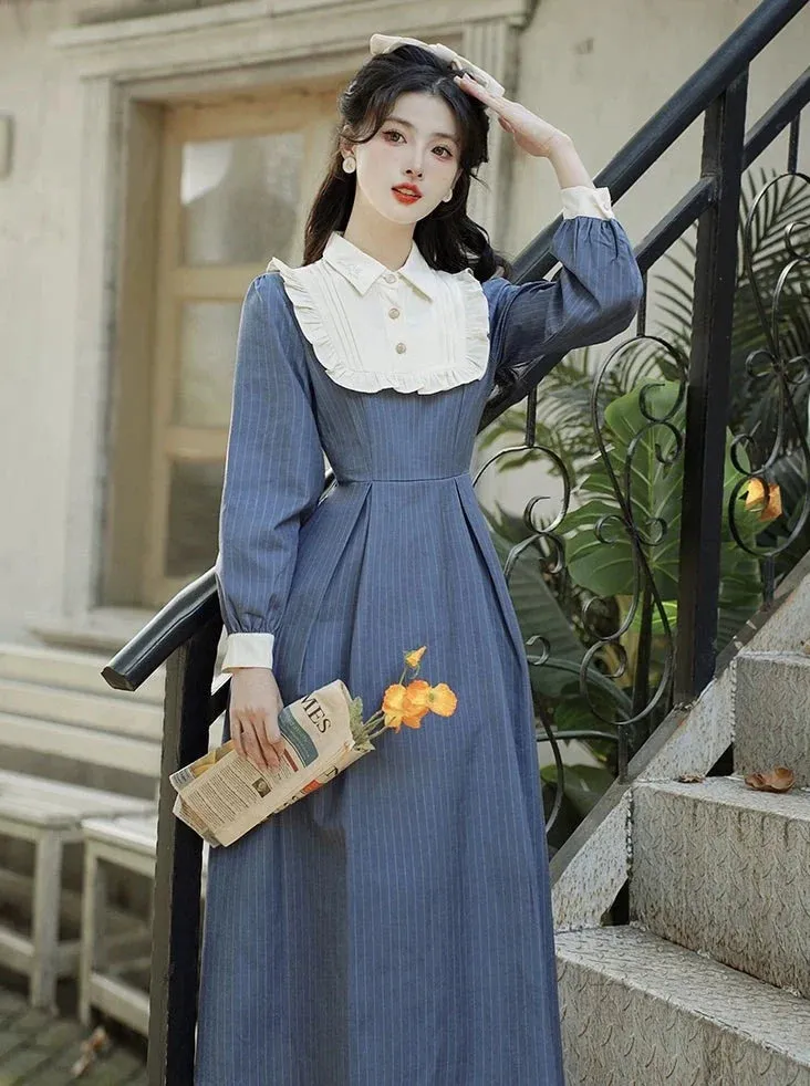 Collar Retro Doll Elegant Dress