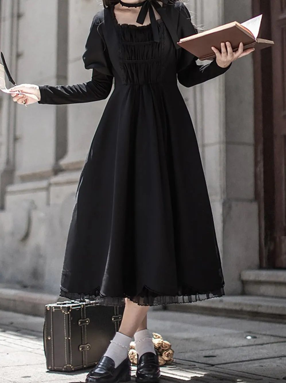 Dress   Retro French Imperial Ribbon