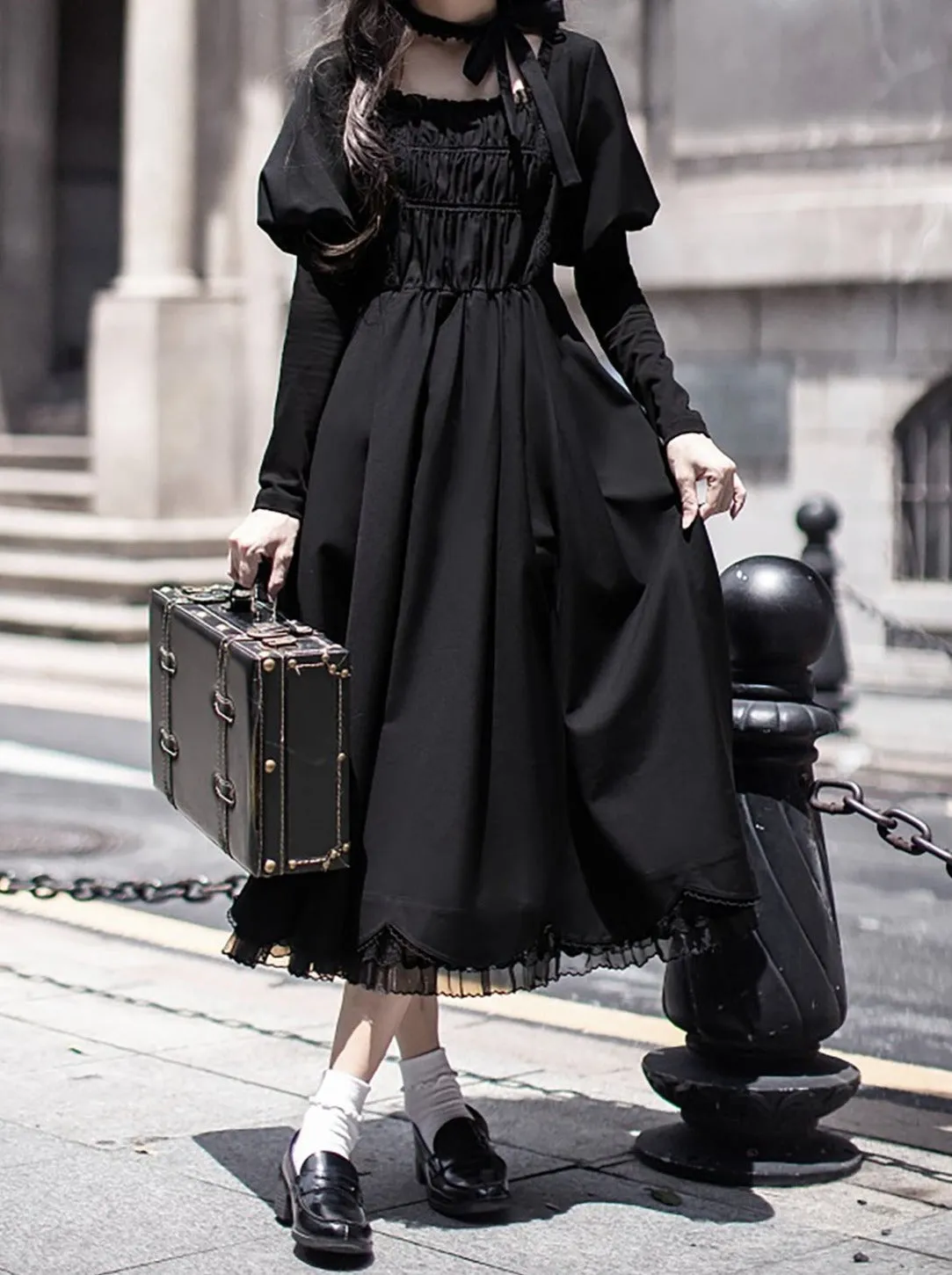 Dress   Retro French Imperial Ribbon
