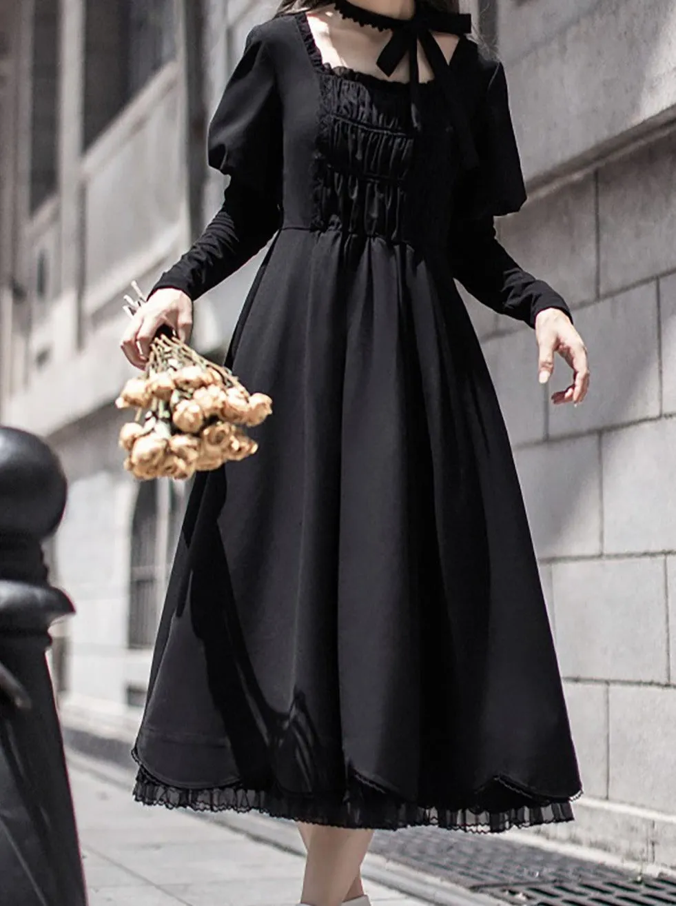 Dress   Retro French Imperial Ribbon