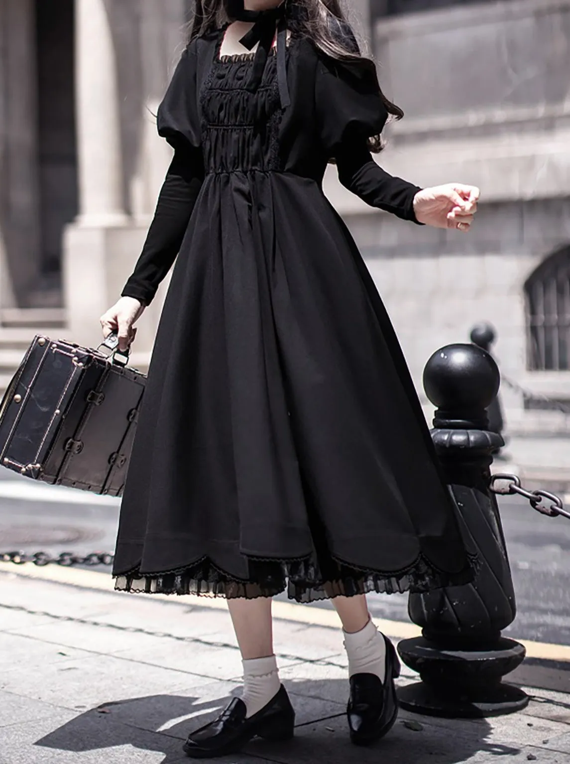 Dress   Retro French Imperial Ribbon