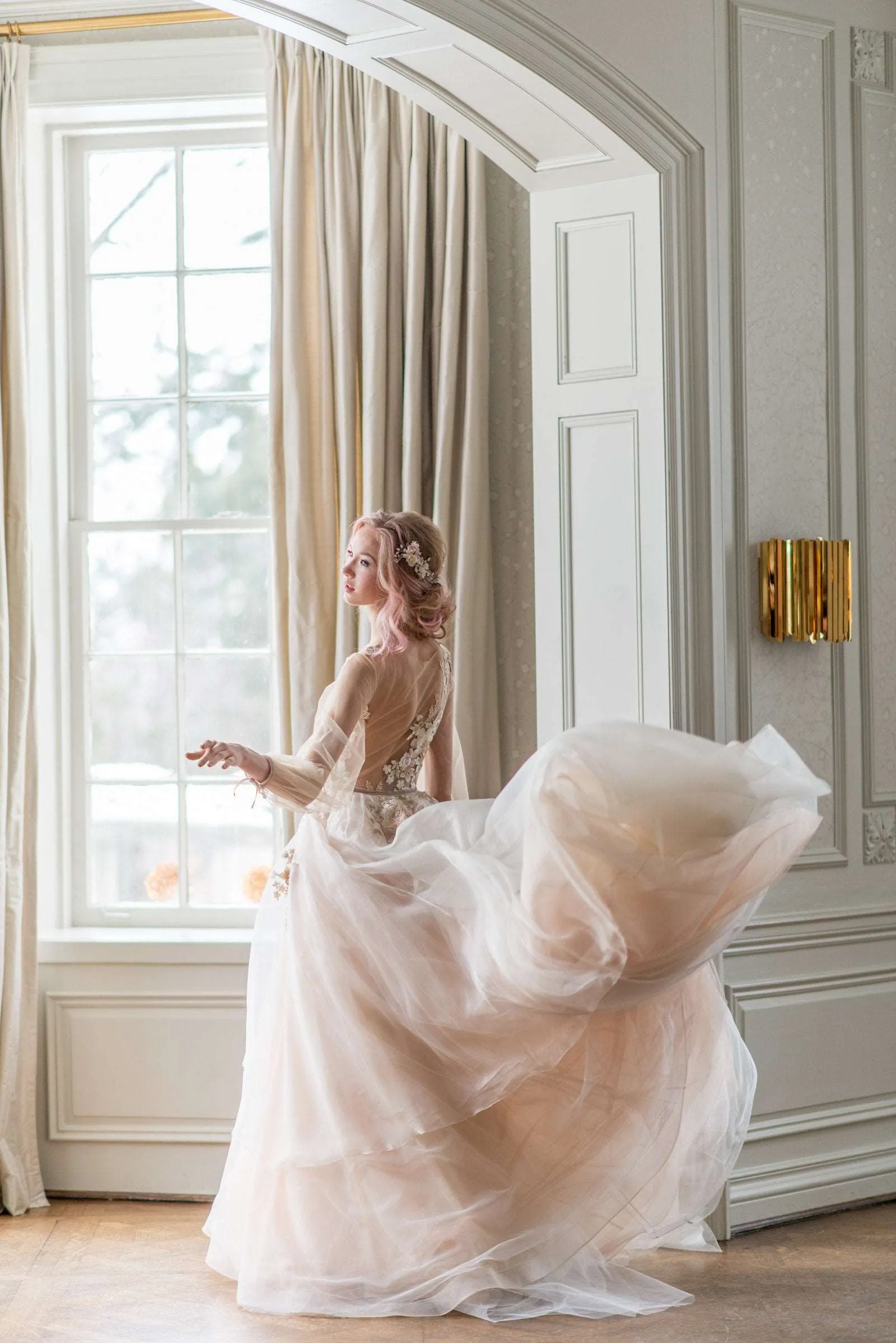 JASMINE Whimsical Romantic Wedding Dress