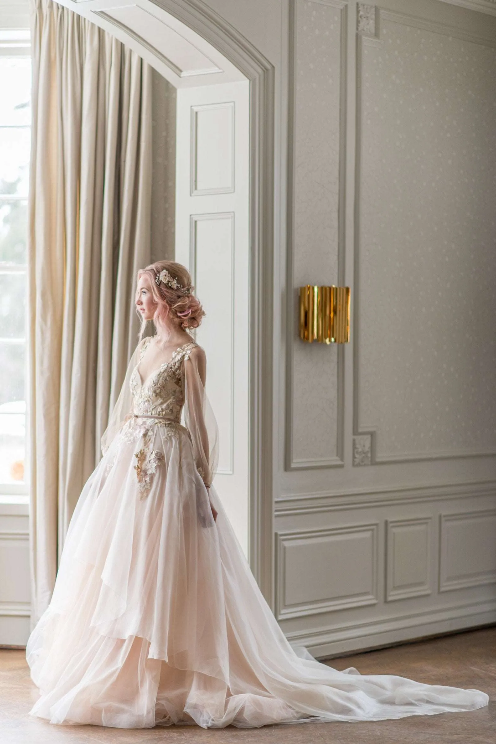 JASMINE Whimsical Romantic Wedding Dress