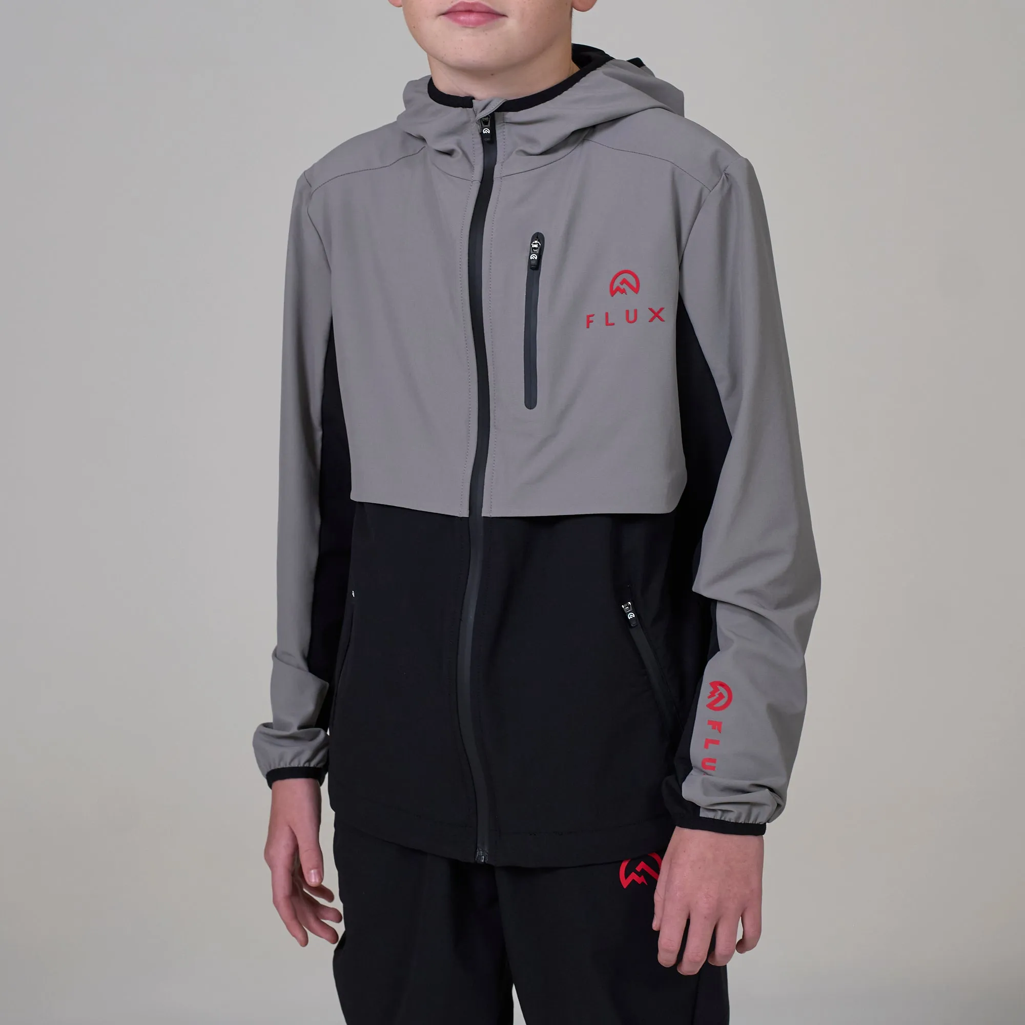 Junior Versatility Pants  - Black/Red/Grey