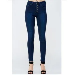 Just Black Denim Button Up Jeans