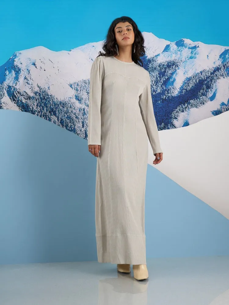 Kiana Seamed Midi Dress