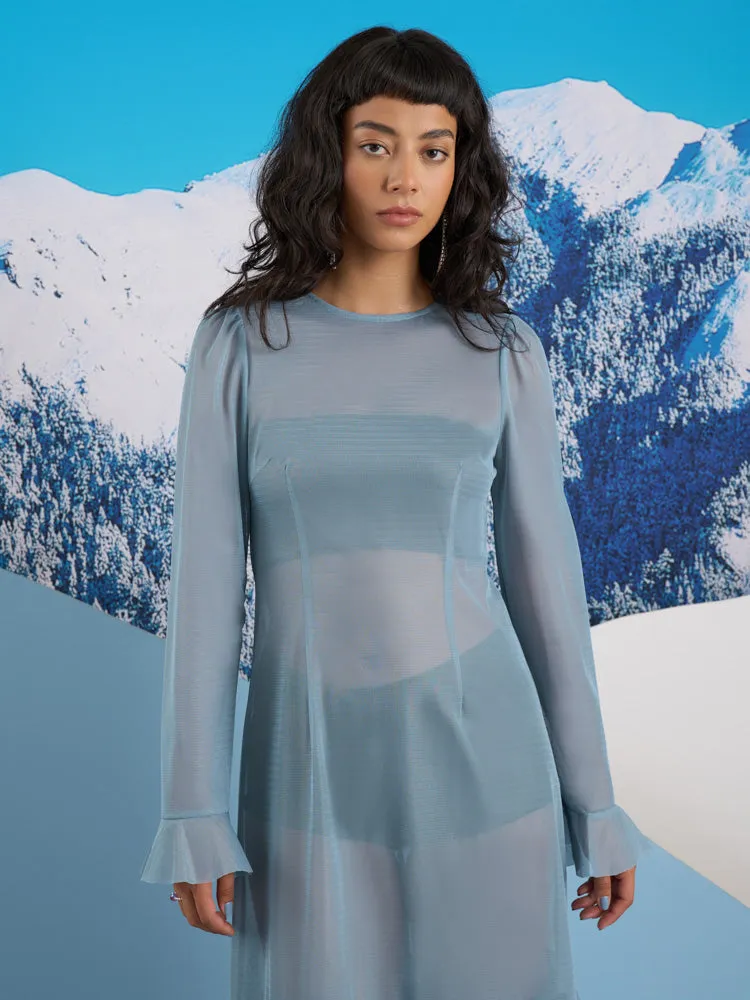 Liv Ruffle Midi Dress
