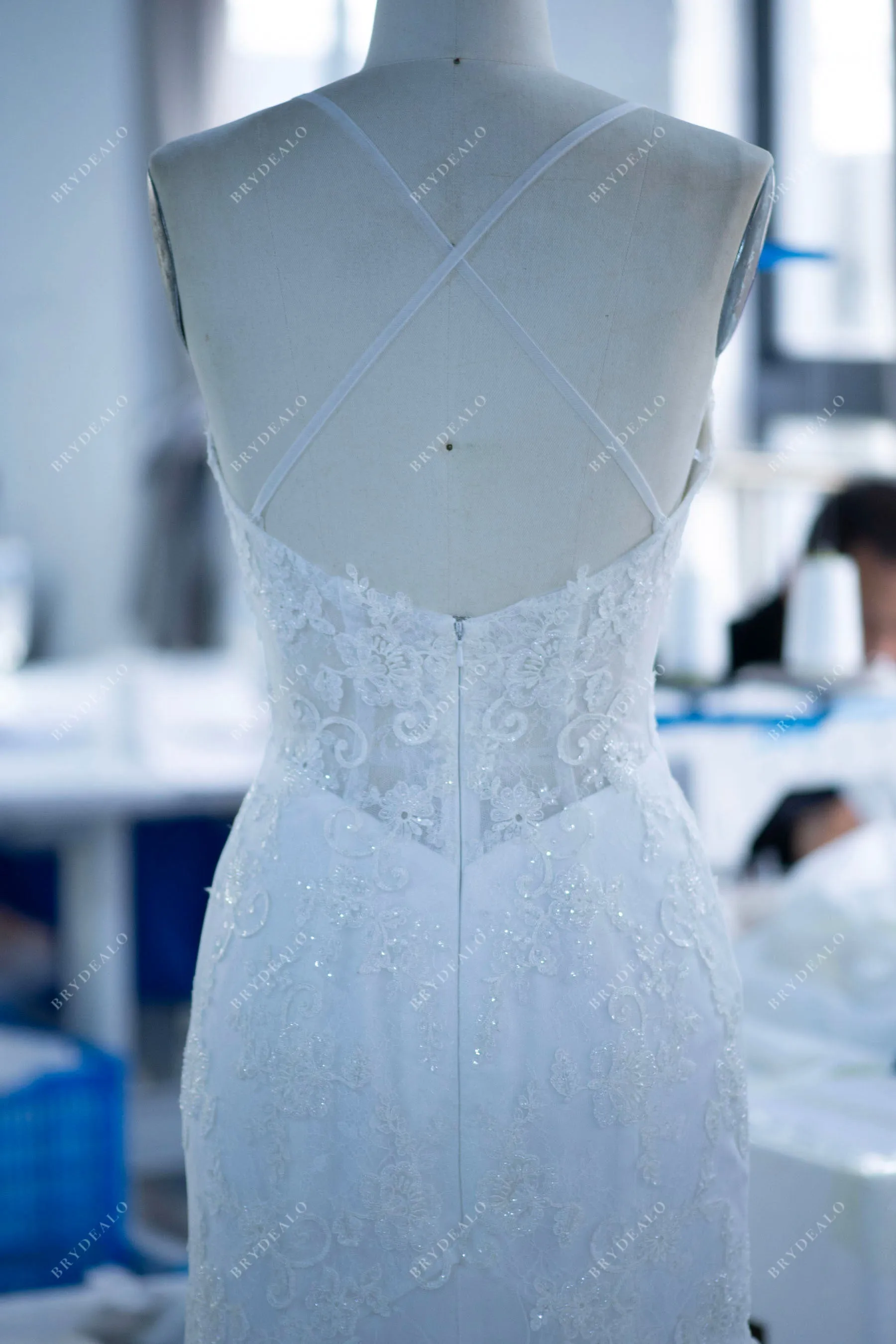 Romantic Lace Mermaid Wedding Dress