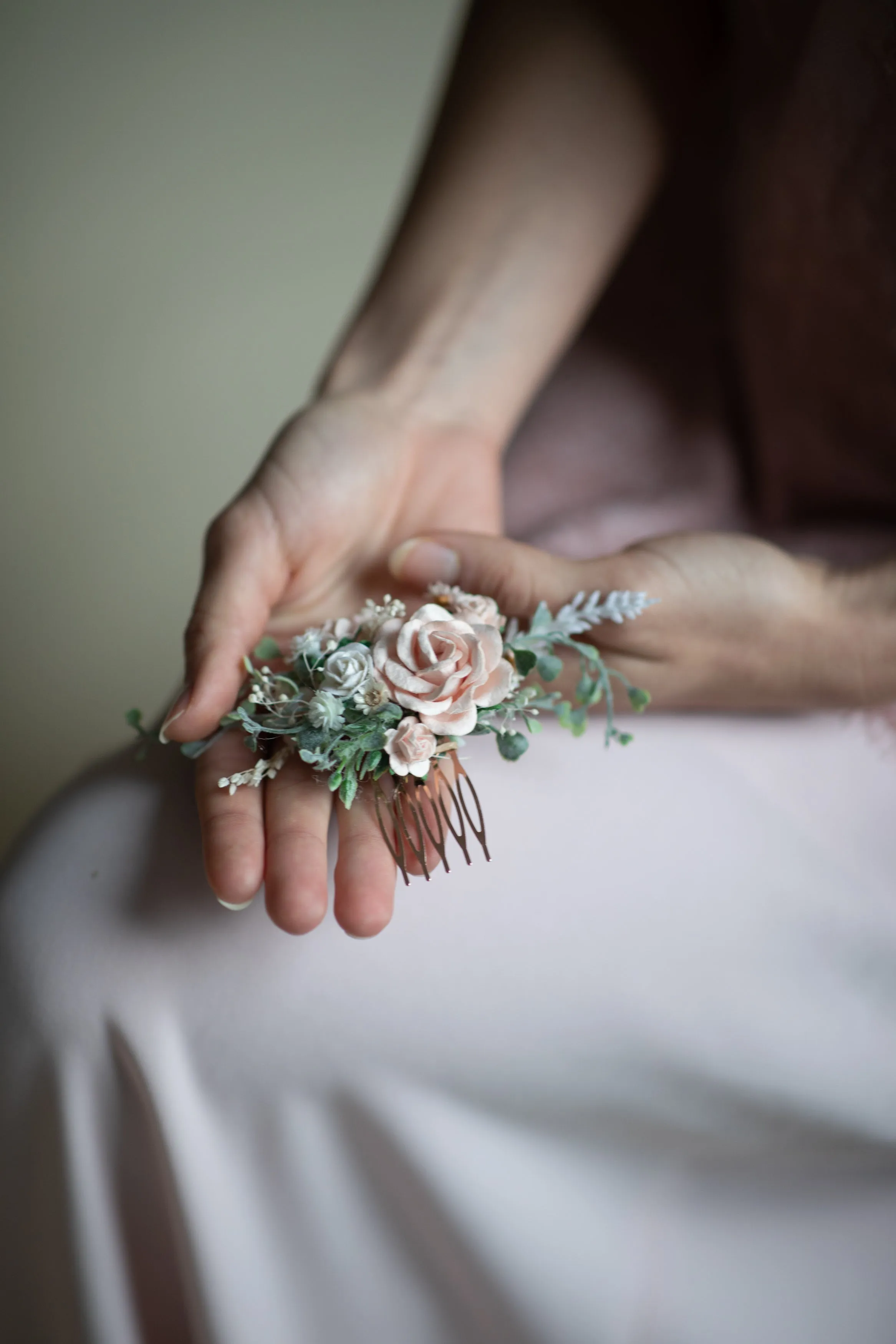Romantic pastel blush wedding set