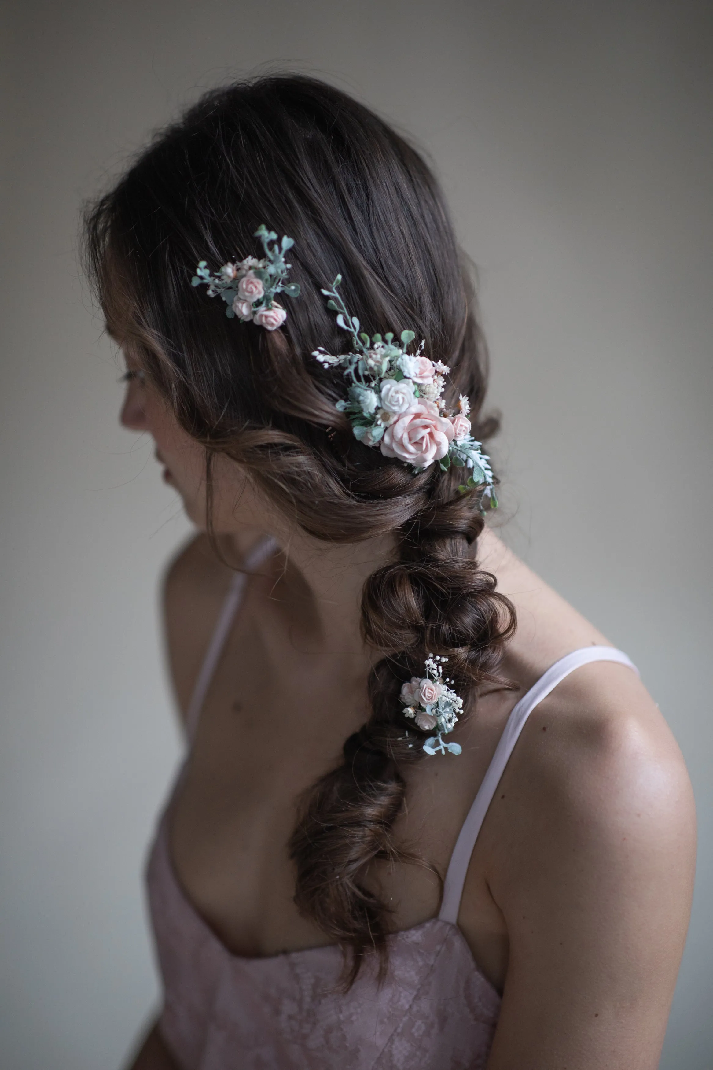 Romantic pastel blush wedding set