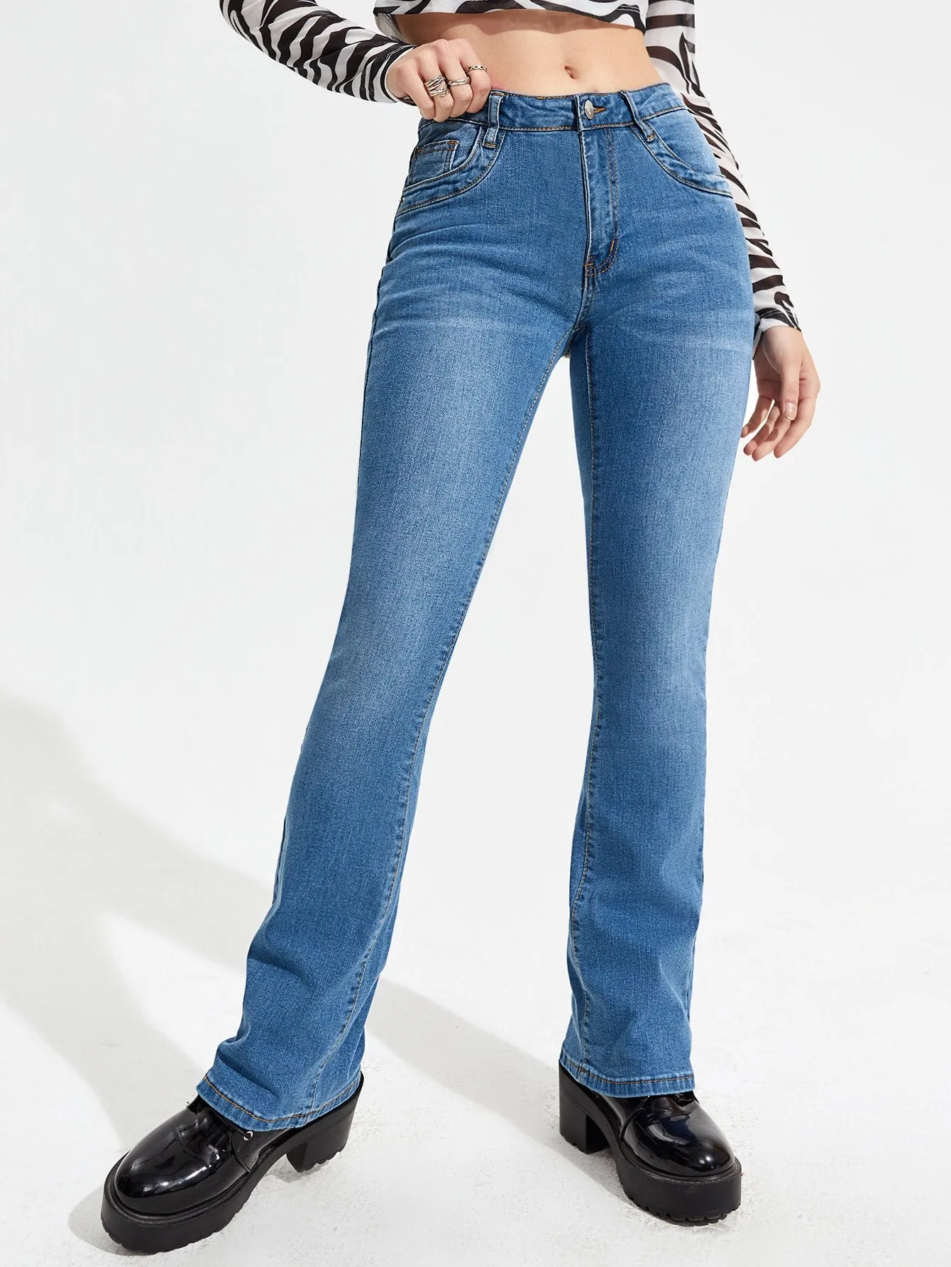Straight Leg Jeans