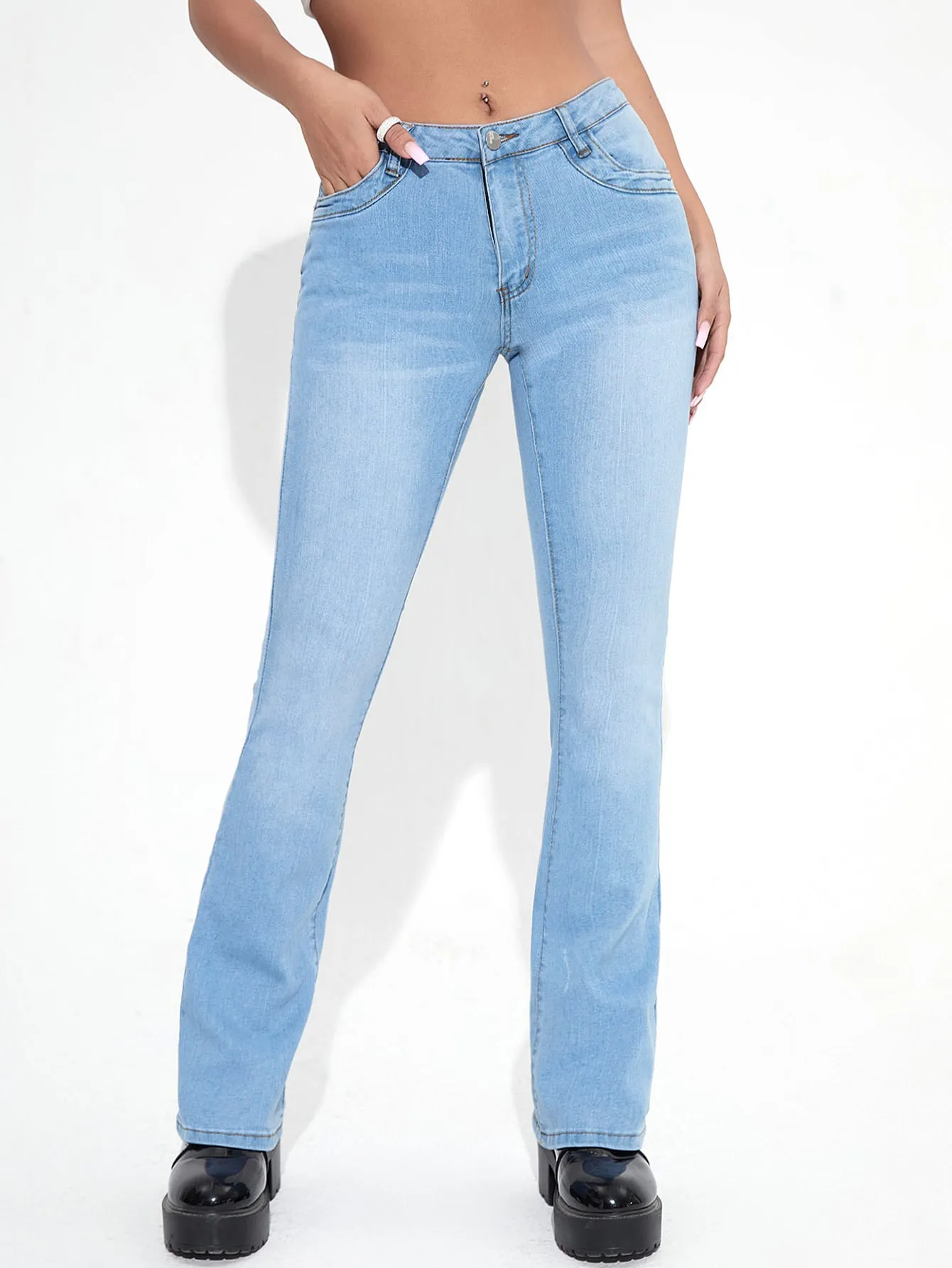 Straight Leg Jeans