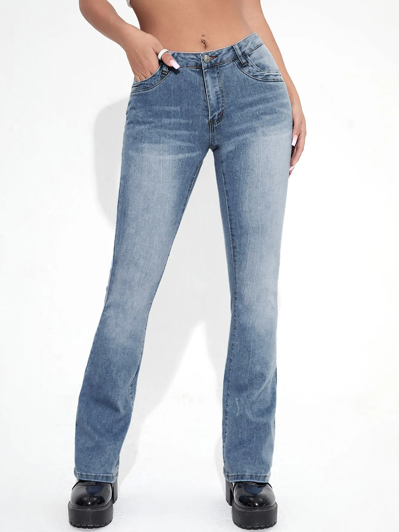 Straight Leg Jeans