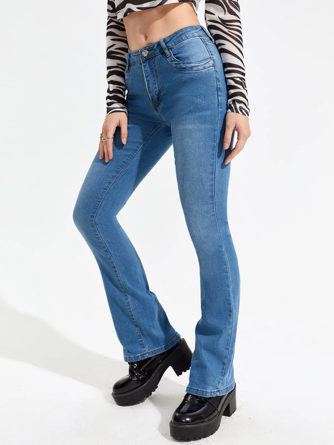 Straight Leg Jeans