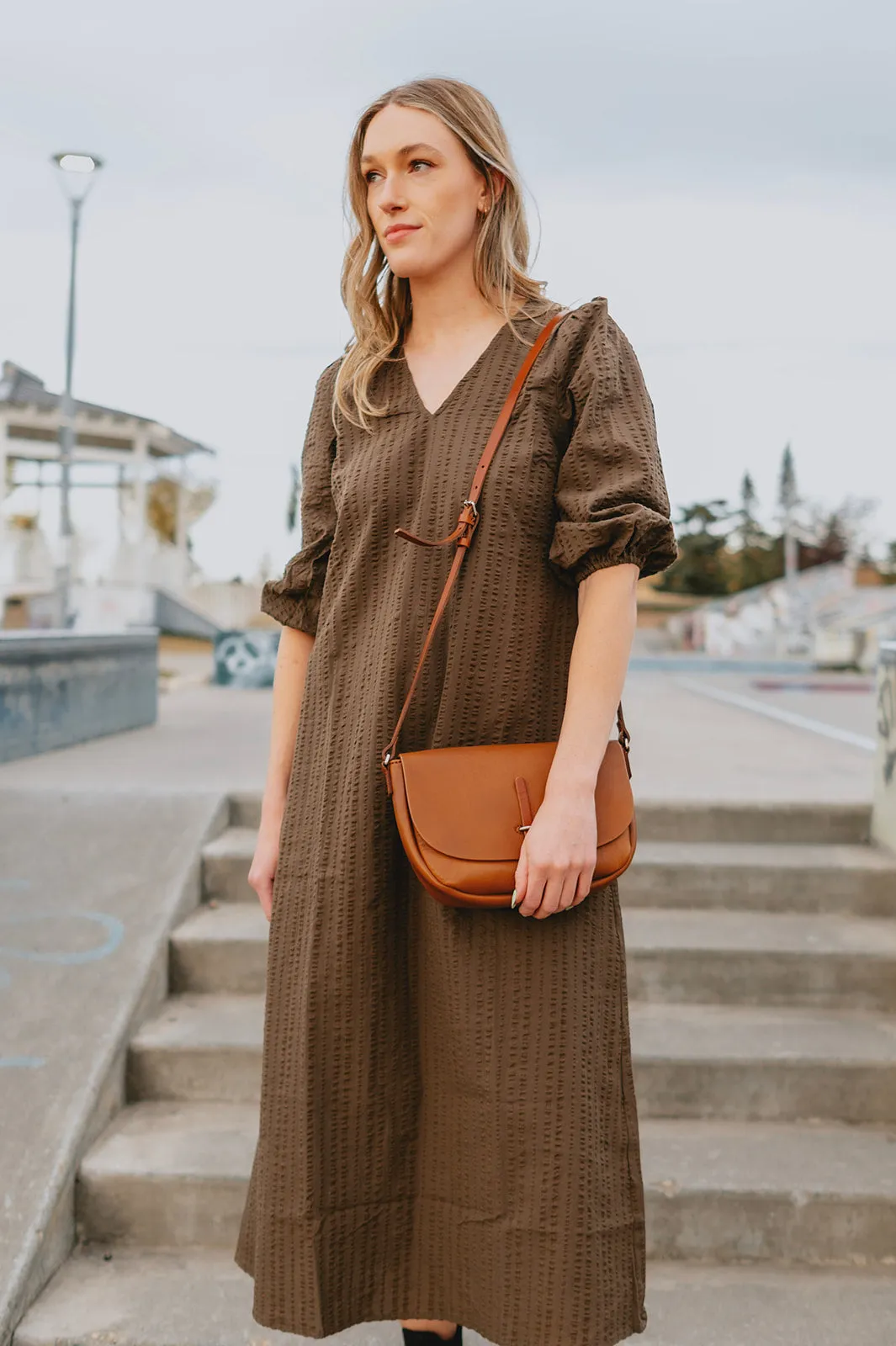 The Felani Dress by Minimum - Crocodile