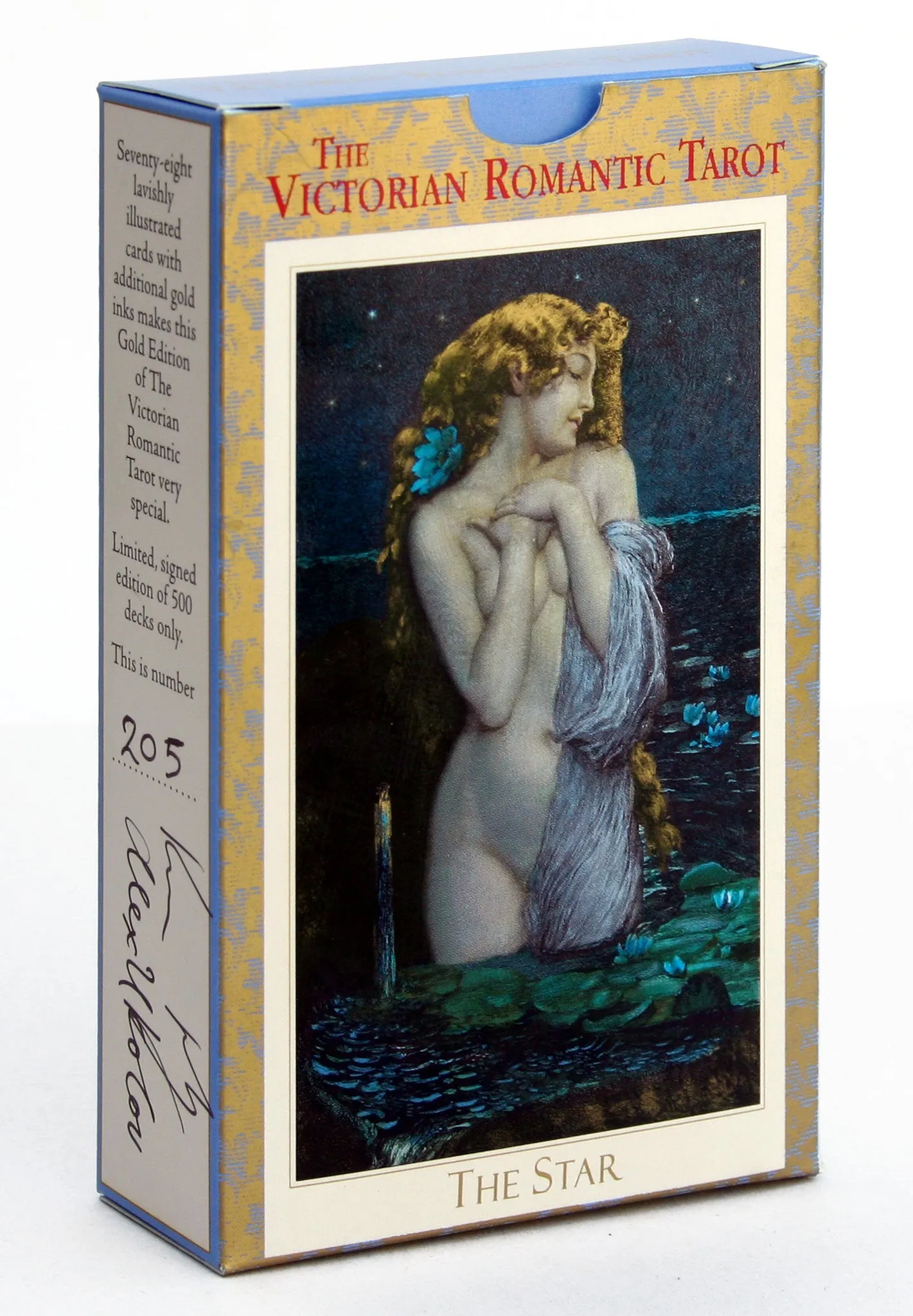 The Victorian Romantic Tarot GOLD limited edition.