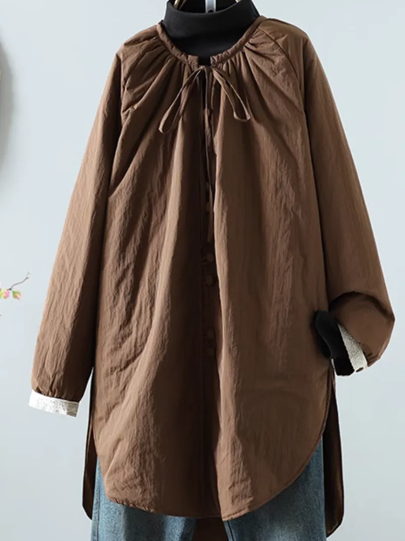 Women's Comfort & Trendy Crew Neck Midi Top Dress